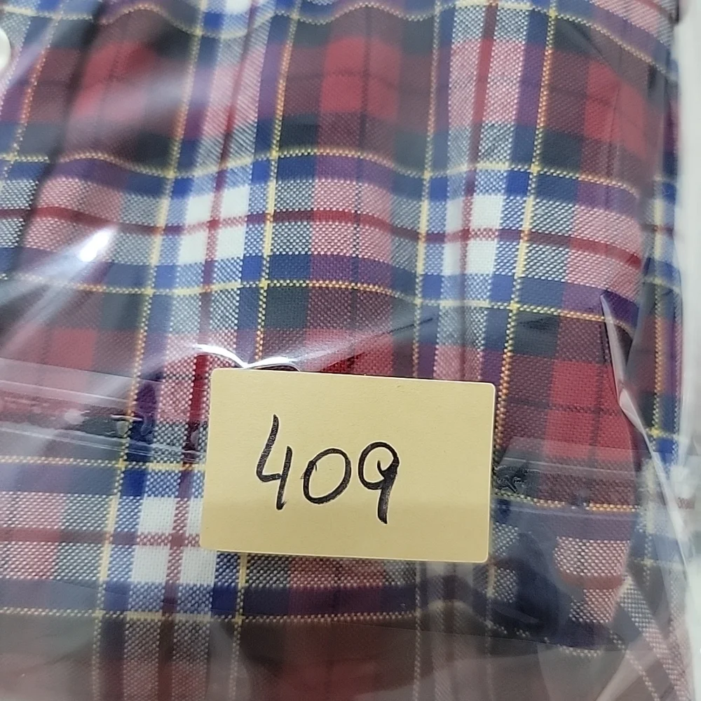 POLO RALPH LAUREN Men Shirt Sz XL Regular Fit Red Button-Down Collar Cotton EUC